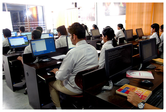 Central computing facility at SKIT Jaipur