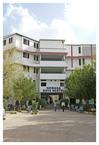 The hostel building at SKIT Jaipur